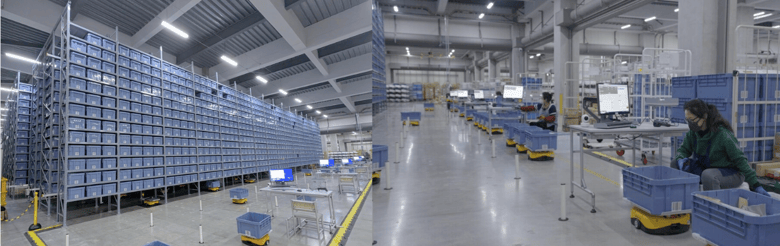 AirRobピッキングシーン